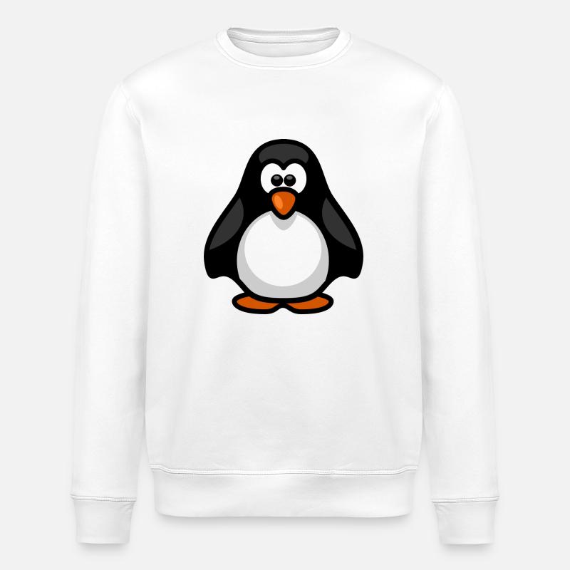 penguin243 - Stanley/Stella Unisex Bio-Sweatshirt ROLLER - Weiß