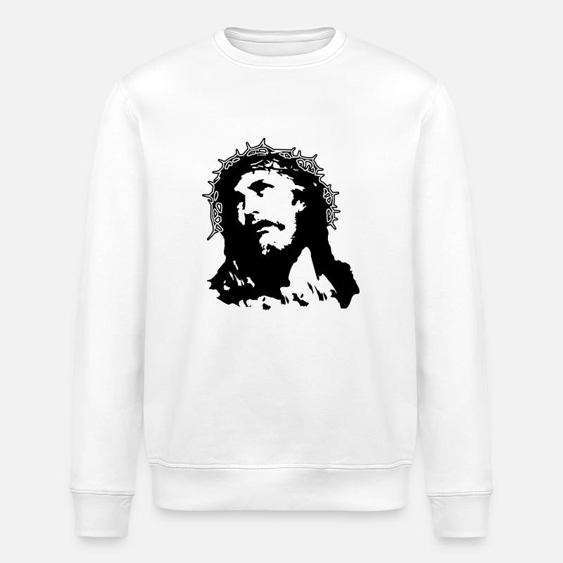 Jesus de - Stanley/Stella Unisex Bio-Sweatshirt ROLLER - Weiß