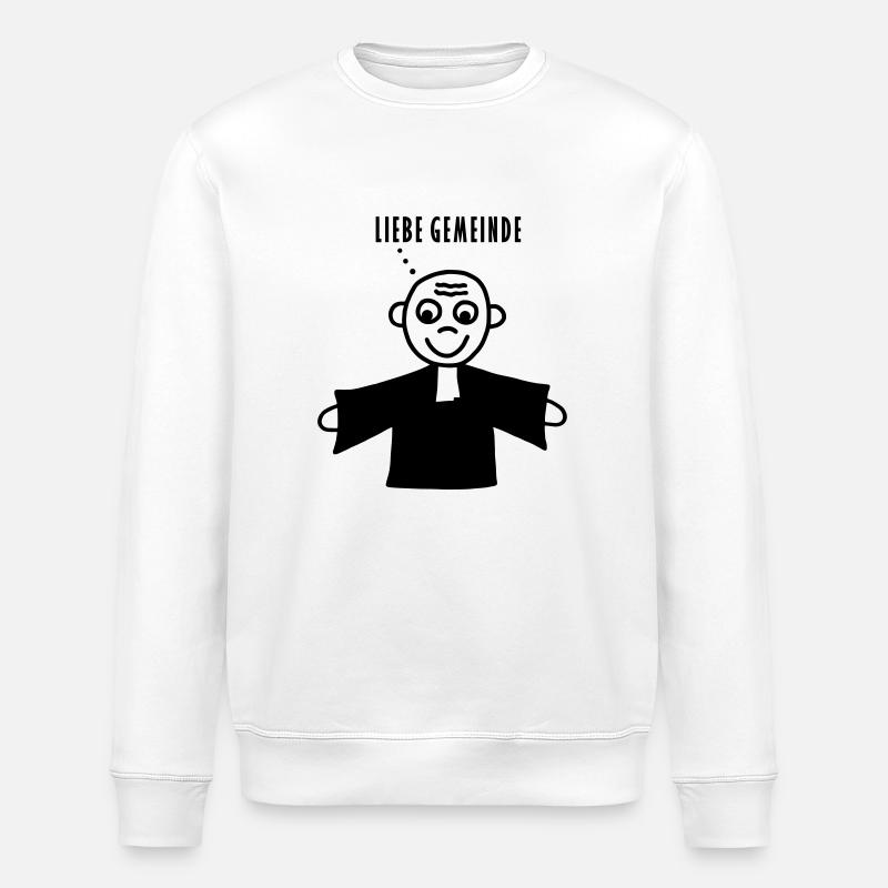Liebe Gemeinde - Stanley/Stella Unisex Bio-Sweatshirt ROLLER - Weiß