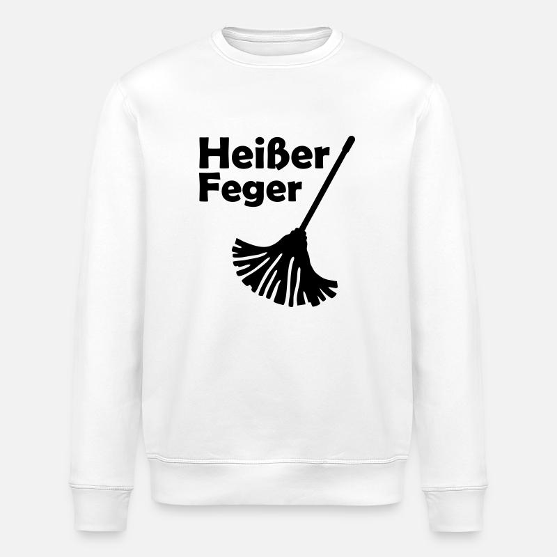 Heißer Feger - Stanley/Stella Unisex Bio-Sweatshirt ROLLER - Weiß