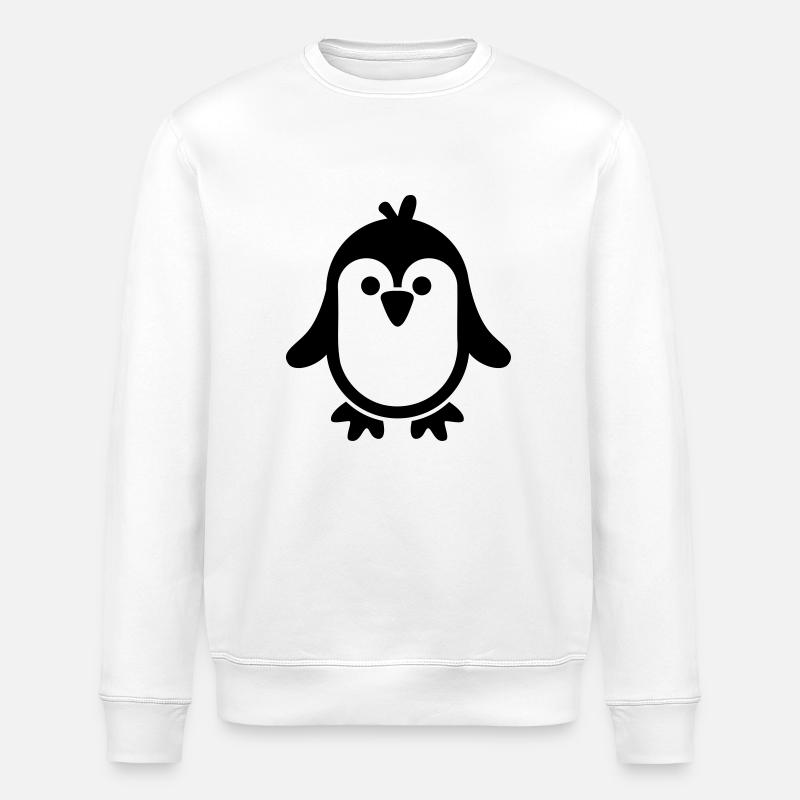 Pinguin - Stanley/Stella Unisex Bio-Sweatshirt ROLLER - Weiß