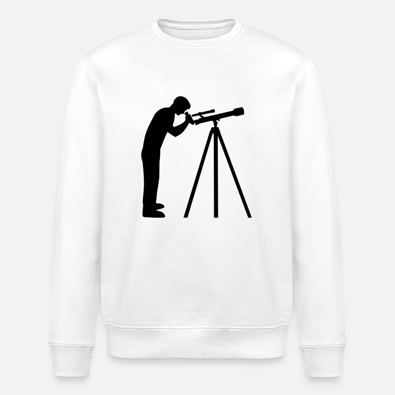 Teleskop - Stanley/Stella Unisex Bio-Sweatshirt ROLLER - Weiß