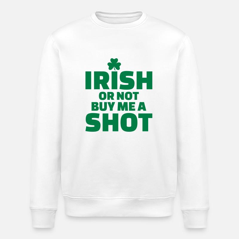 Irish shot - Stanley/Stella Unisex Bio-Sweatshirt ROLLER - Weiß
