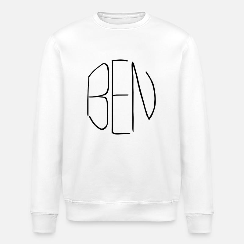 Ben Geschenk - Stanley/Stella Unisex Bio-Sweatshirt ROLLER - Weiß