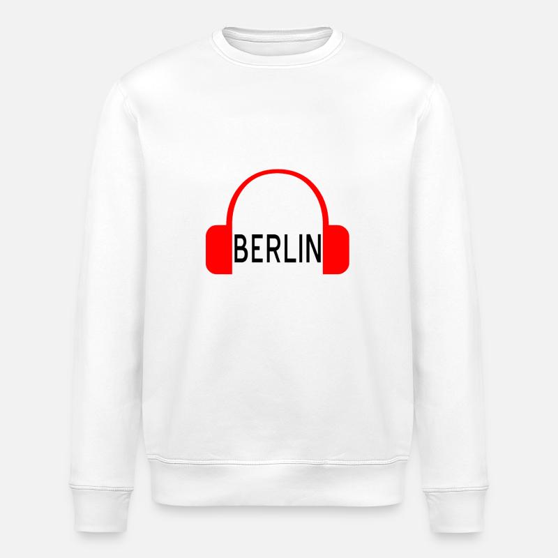 Berlin - Sweat bio ROLLER Stanley/Stella Unisexe - blanc