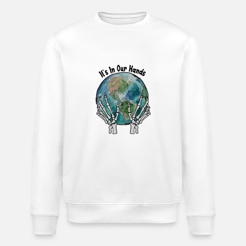 The Planet - Stanley/Stella ROLLER Unisex Organic Sweatshirt - white