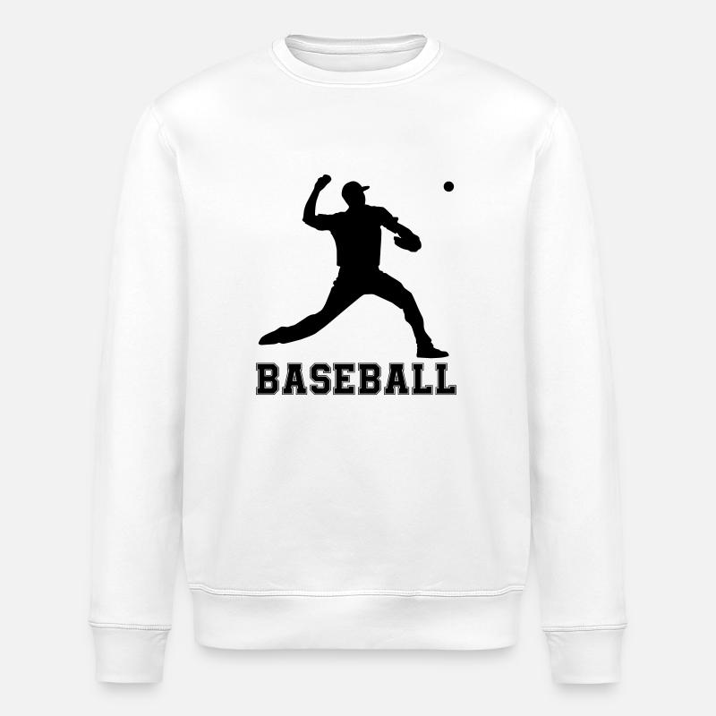 base-ball - Sweat bio ROLLER Stanley/Stella Unisexe - blanc