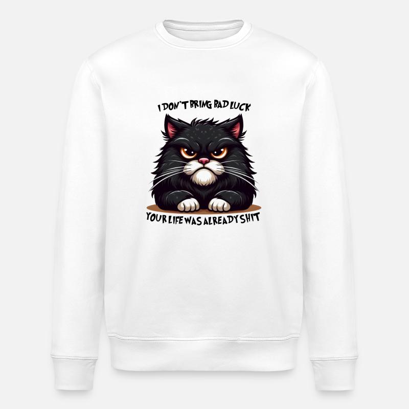 MALCHANCE - Sweat bio ROLLER Stanley/Stella Unisexe - blanc