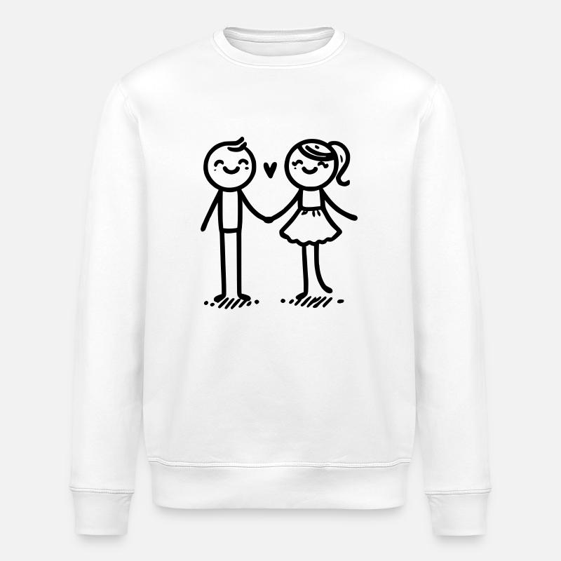 Danse de l’amour - Sweat bio ROLLER Stanley/Stella Unisexe - blanc