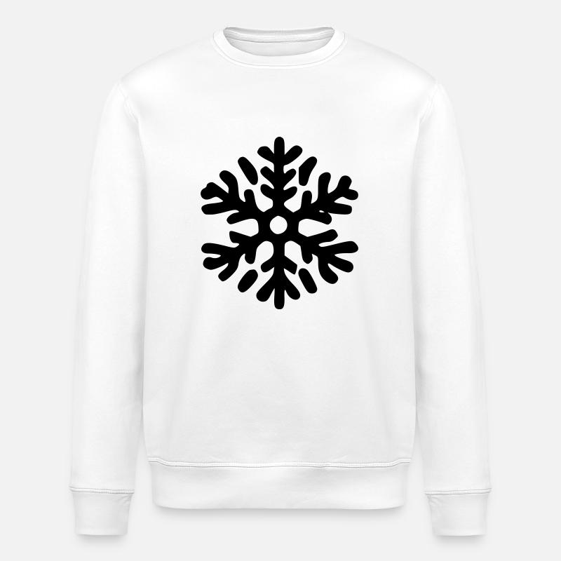 Flocon - Sweat bio ROLLER Stanley/Stella Unisexe - blanc