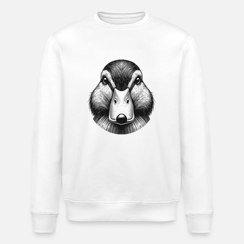 Canard - Sweat bio ROLLER Stanley/Stella Unisexe - blanc