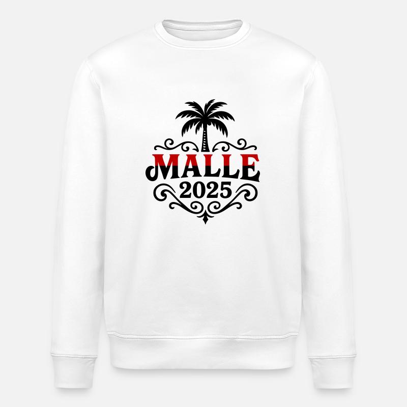 Malle 2025 - Stanley/Stella Unisex Bio-Sweatshirt ROLLER - Weiß