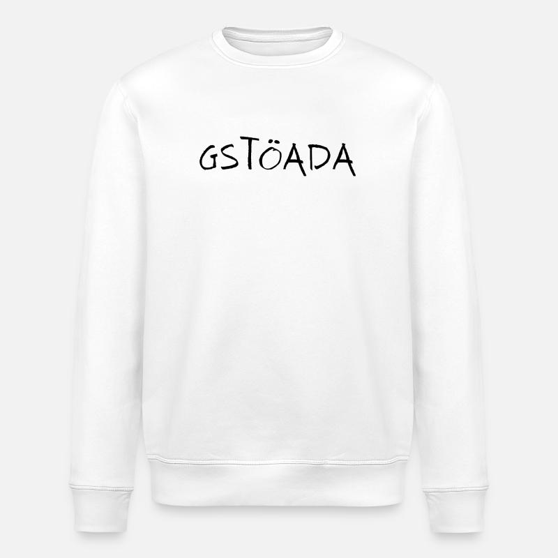 Gstöada - Sweat bio ROLLER Stanley/Stella Unisexe - blanc