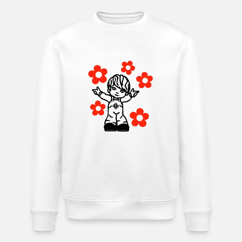 happy kid © - Stanley/Stella Unisex Bio-Sweatshirt ROLLER - Weiß
