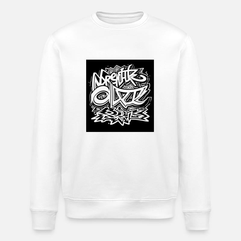 Graffiti-Design - Stanley/Stella Unisex Bio-Sweatshirt ROLLER - Weiß
