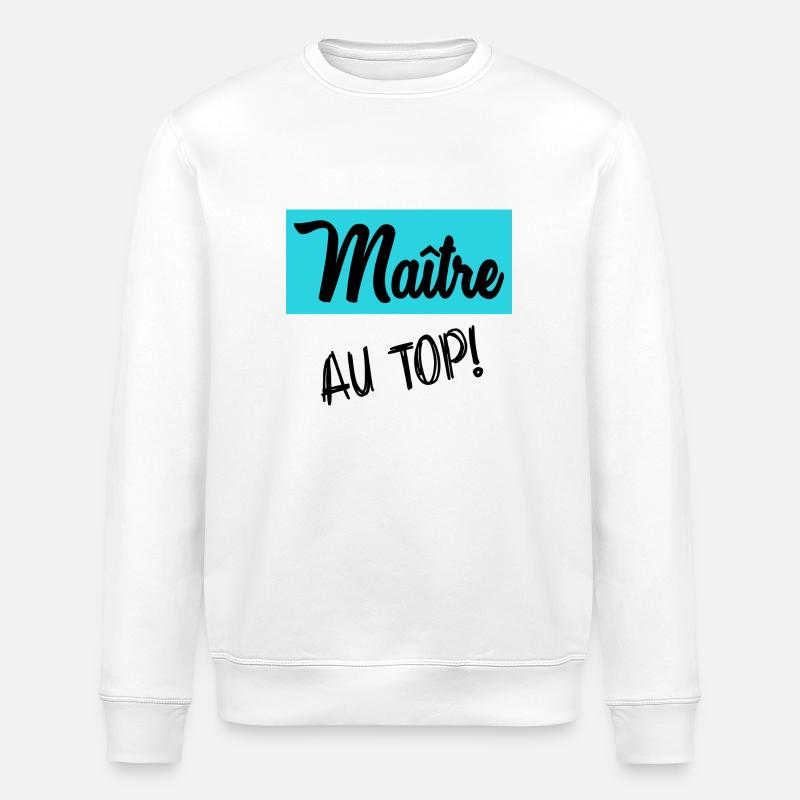 MASTER - Stanley/Stella ROLLER Unisex Organic Sweatshirt - white