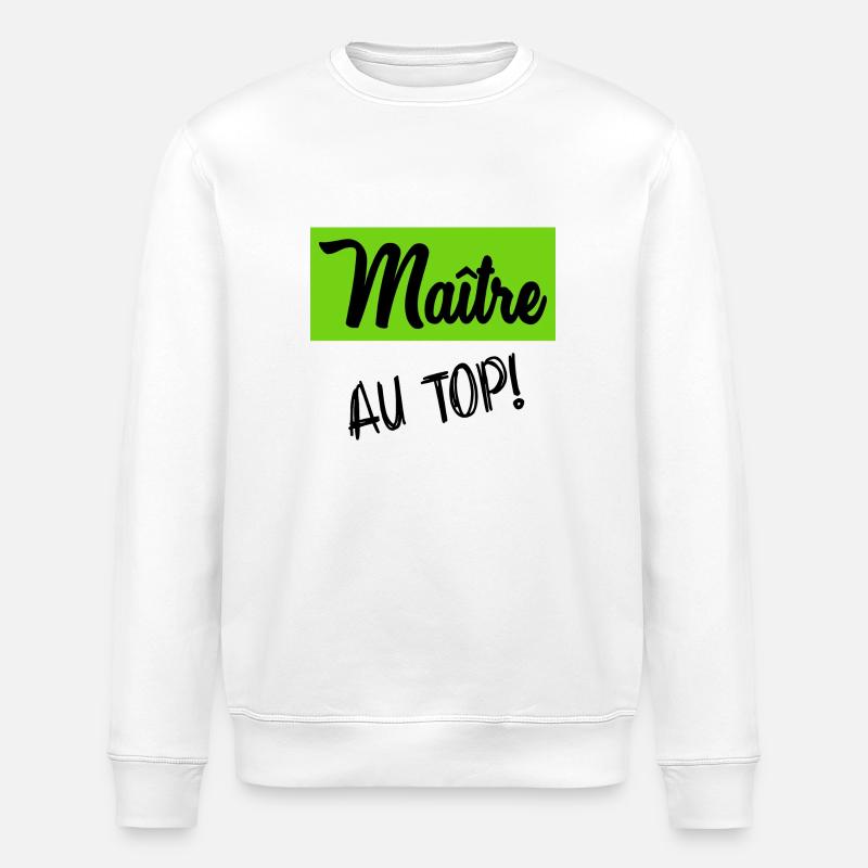 MAITRE - Sweat bio ROLLER Stanley/Stella Unisexe - blanc