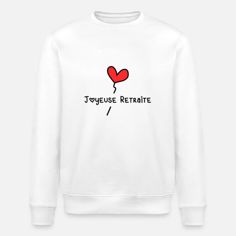RETRAITE - Sweat bio ROLLER Stanley/Stella Unisexe - blanc
