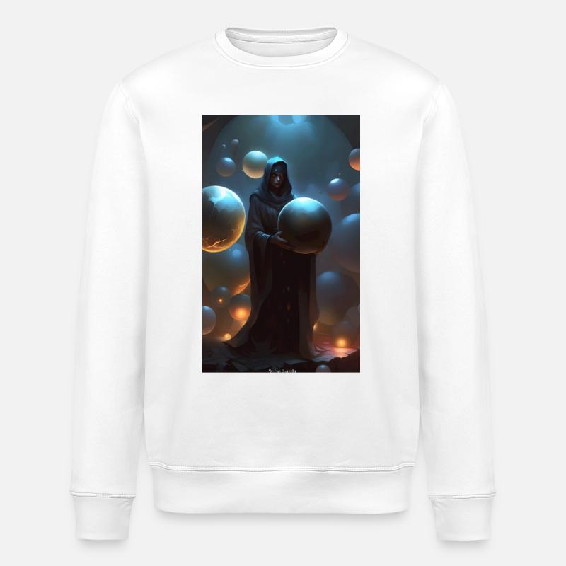 Hexe der Sphären & Kugeln - Stanley/Stella Unisex Bio-Sweatshirt ROLLER - Weiß