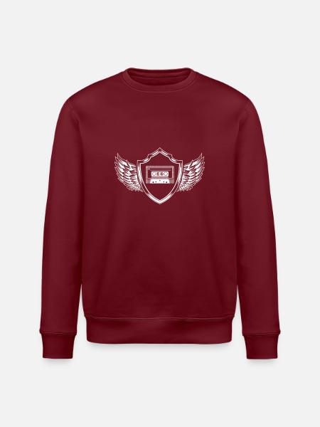 Kassette Wappen - Stanley/Stella Unisex Bio-Sweatshirt ROLLER - Weiß