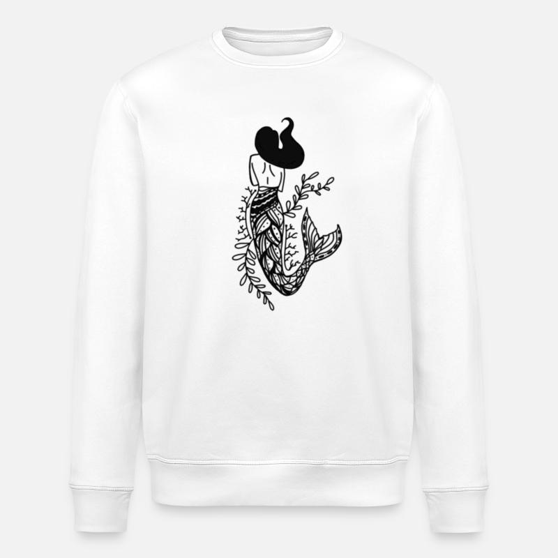 Sirène Sirène - Sweat bio ROLLER Stanley/Stella Unisexe - blanc