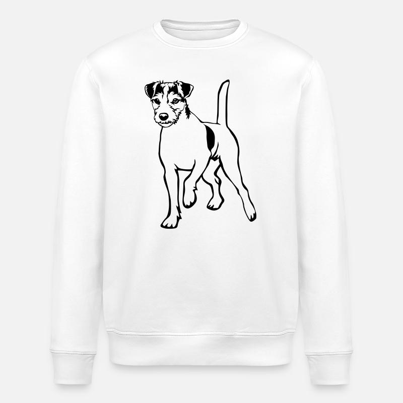 Parson Russell Terrier - Sweat bio ROLLER Stanley/Stella Unisexe - blanc
