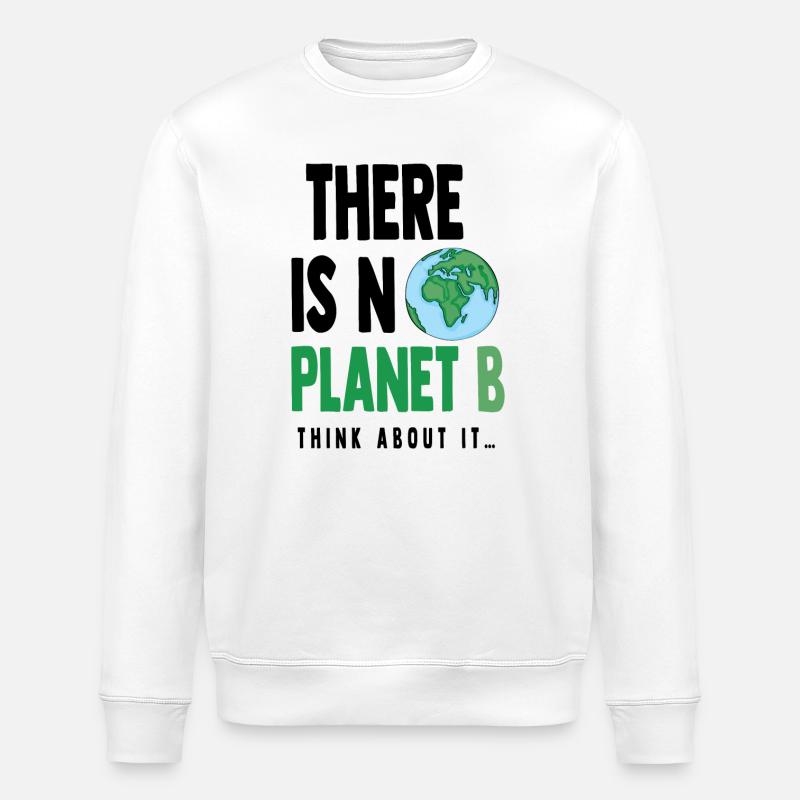 Planet B (black) - Sweat bio ROLLER Stanley/Stella Unisexe - blanc