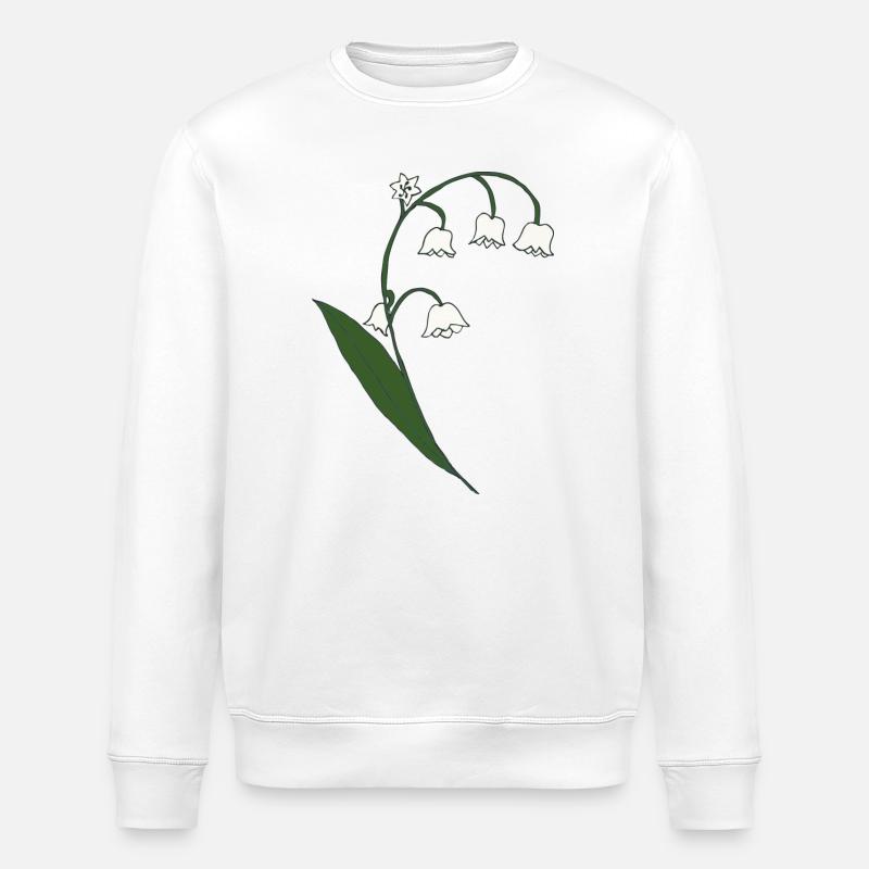 maiglöckchen - Stanley/Stella Unisex Bio-Sweatshirt ROLLER - Weiß