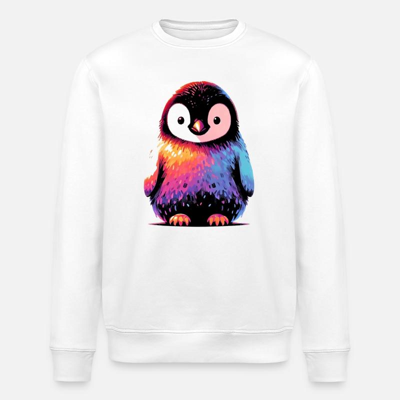 Penguin - Stanley/Stella ROLLER Unisex Organic Sweatshirt - white