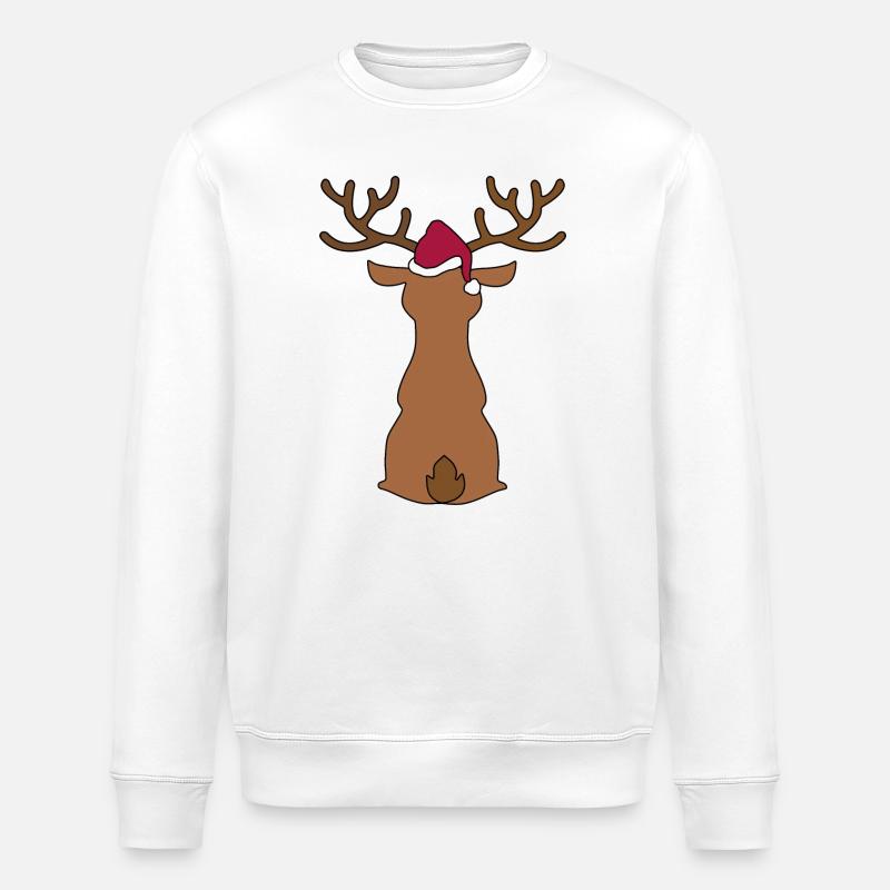 Noël - Sweat bio ROLLER Stanley/Stella Unisexe - blanc