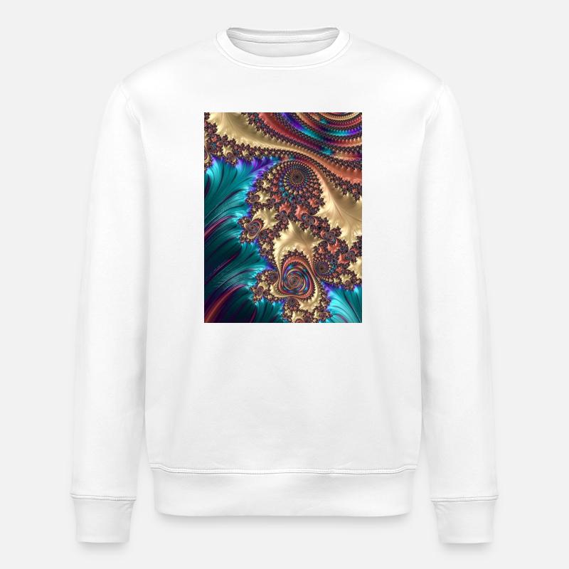 Abstrakt - Stanley/Stella Unisex Bio-Sweatshirt ROLLER - Weiß