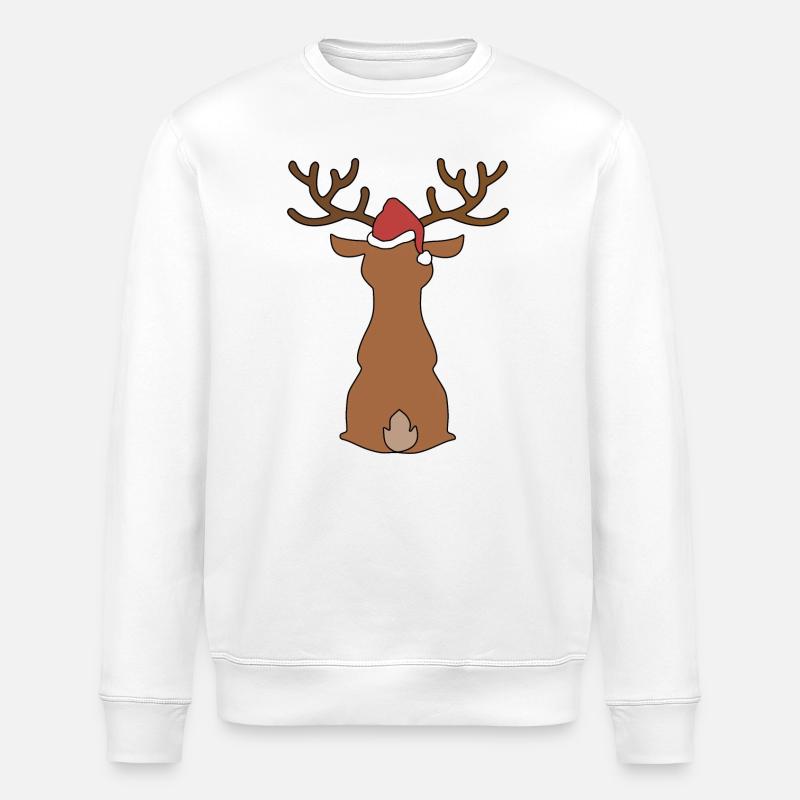 Noël - Sweat bio ROLLER Stanley/Stella Unisexe - blanc