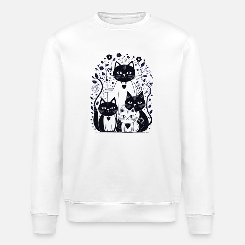 Kittymania - Sweat bio ROLLER Stanley/Stella Unisexe - blanc
