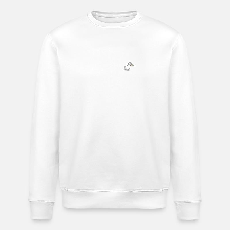 Fohlrn liebt Karotte - Stanley/Stella Unisex Bio-Sweatshirt ROLLER - Weiß
