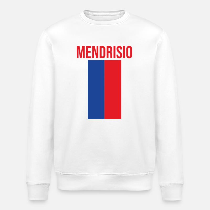 Tolles Mendrisio Souvenir - Stanley/Stella Unisex Bio-Sweatshirt ROLLER - Weiß