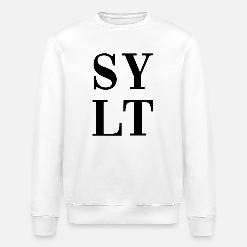 Sylt - Nordsee - Deutschland - Westerland - Stanley/Stella Unisex Bio-Sweatshirt ROLLER - Weiß