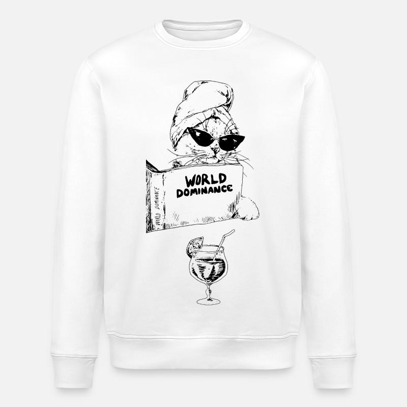 WELTHERRSCHAFT - Stanley/Stella Unisex Bio-Sweatshirt ROLLER - Weiß