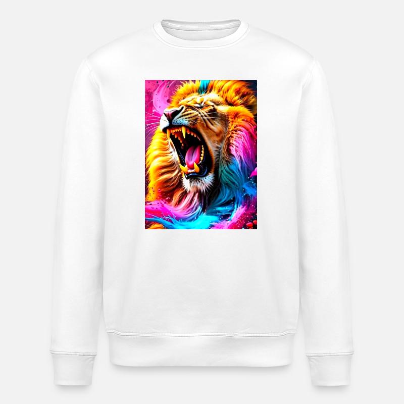 Inner Roar - Stanley/Stella ROLLER Unisex Organic Sweatshirt - white