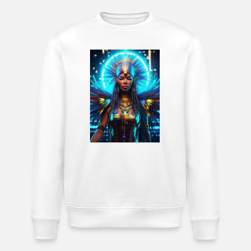Isis – Déesse de la magie - Sweat bio ROLLER Stanley/Stella Unisexe - blanc