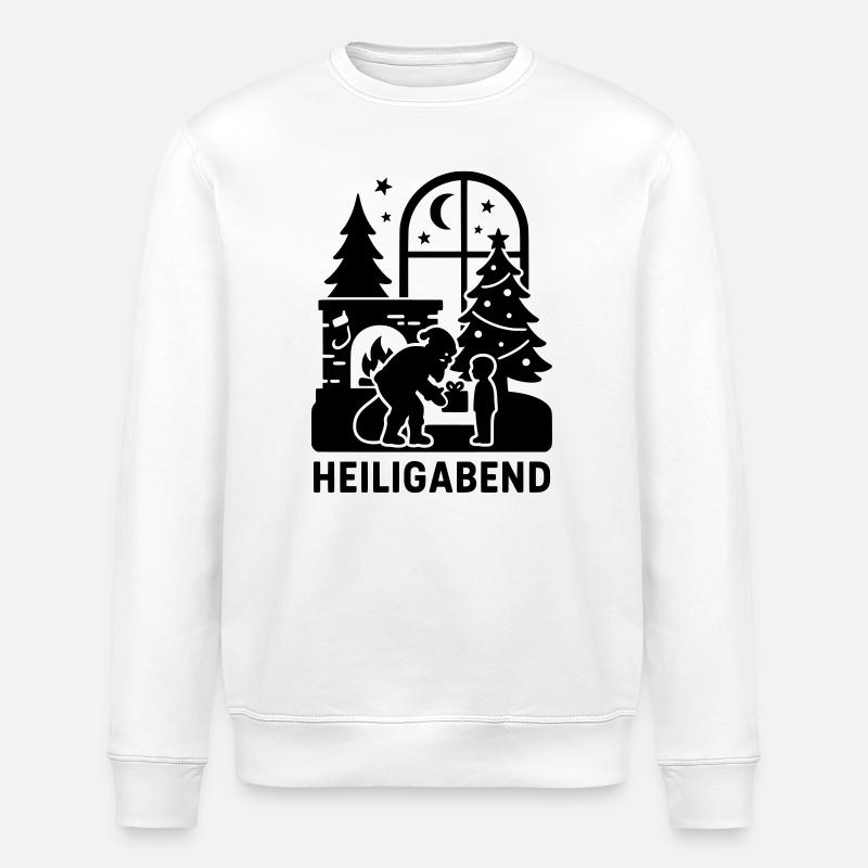 Réveillon - Sweat bio ROLLER Stanley/Stella Unisexe - blanc