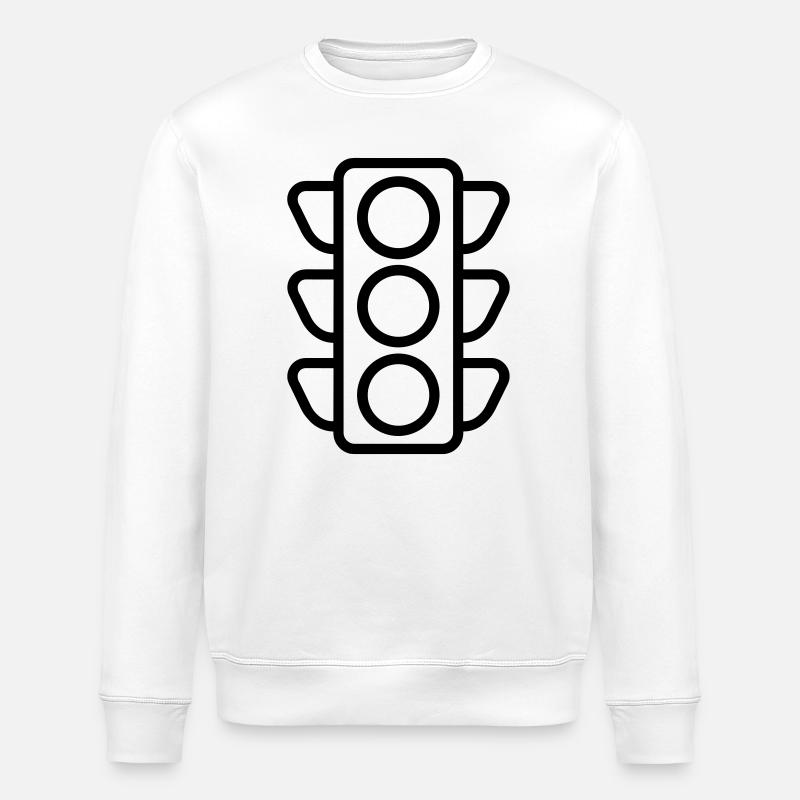 feu de signalisation - Sweat bio ROLLER Stanley/Stella Unisexe - blanc