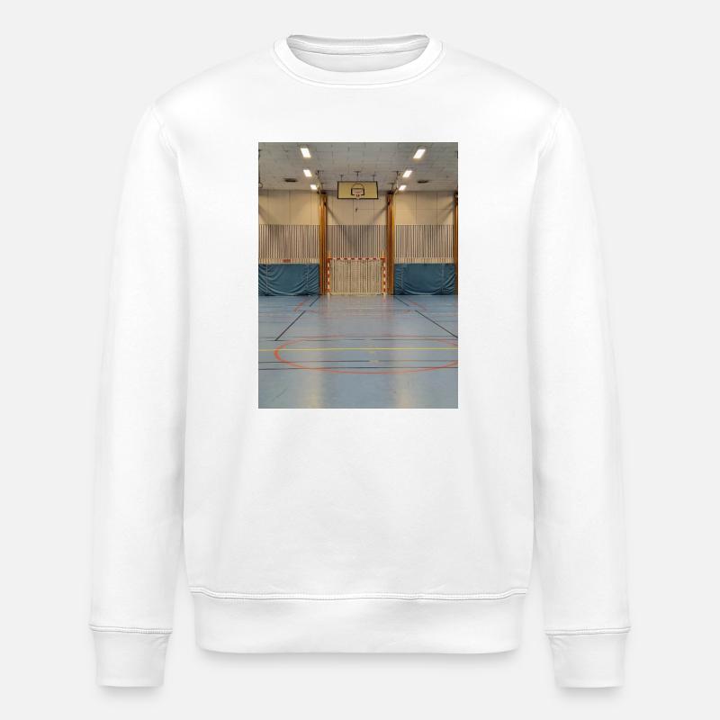 Gymhallen-Linien - Stanley/Stella Unisex Bio-Sweatshirt ROLLER - Weiß