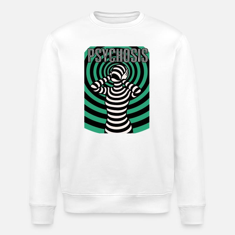 Psyché psychédélique, hypnos, hallucinations - Sweat bio ROLLER Stanley/Stella Unisexe - blanc