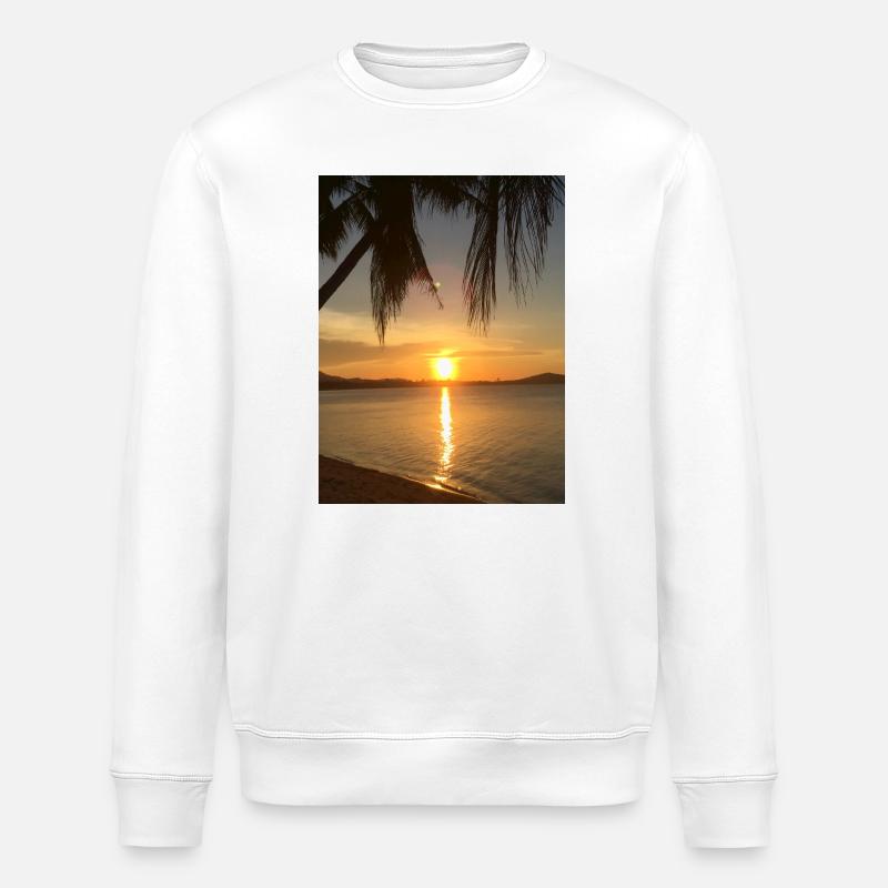 SUNDOWNER - Stanley/Stella Unisex Bio-Sweatshirt ROLLER - Weiß