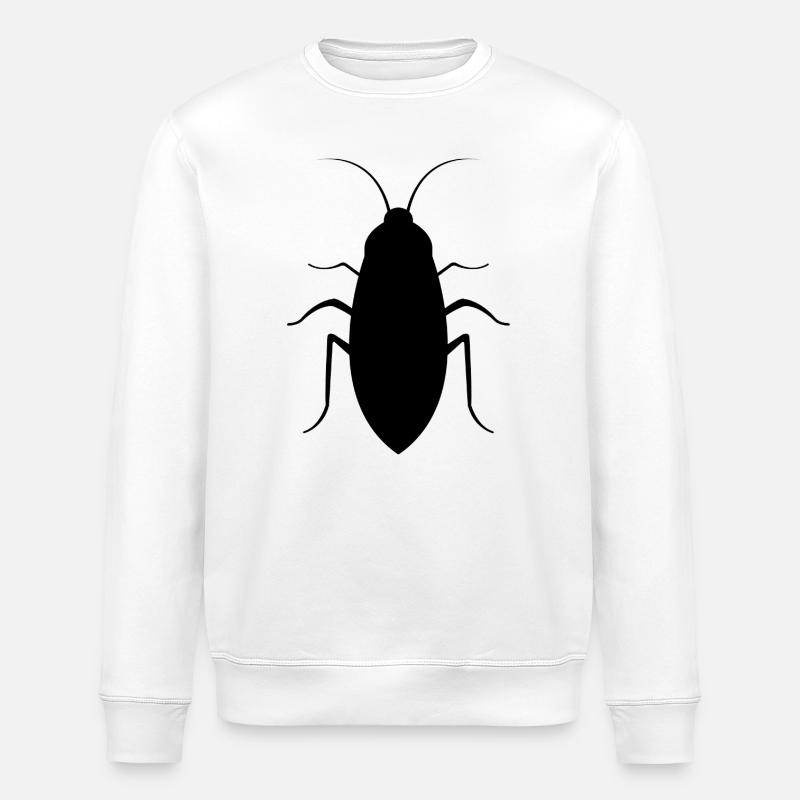 Cockroach - Stanley/Stella ROLLER Unisex Organic Sweatshirt - white