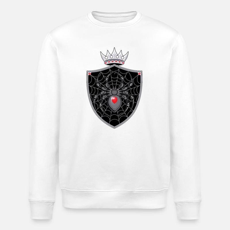 Motiv Wappen Spinne - Stanley/Stella Unisex Bio-Sweatshirt ROLLER - Weiß