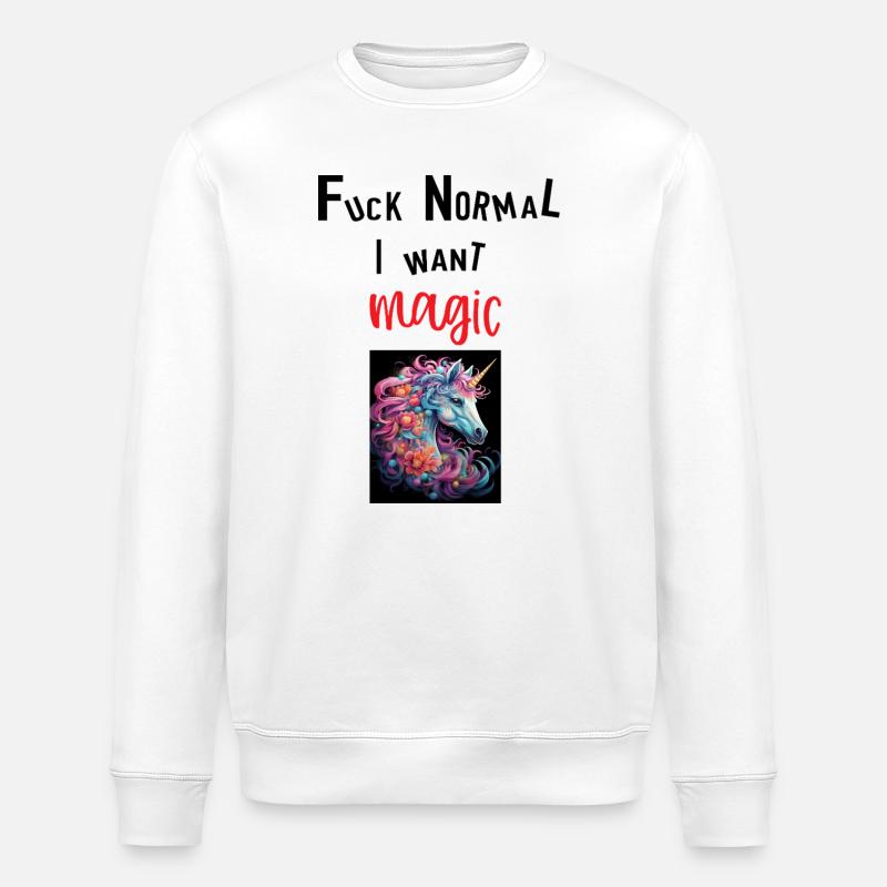 Magic - Stanley/Stella Unisex Bio-Sweatshirt ROLLER - Weiß