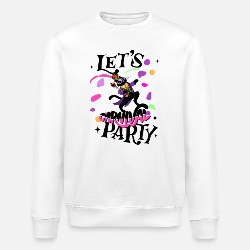 Karneval Party - Stanley/Stella Unisex Bio-Sweatshirt ROLLER - Weiß