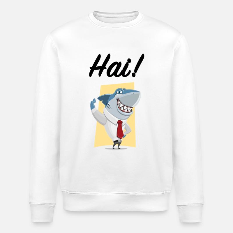 Hai - Stanley/Stella ROLLER Unisex Organic Sweatshirt - white