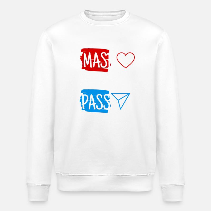 Smash or Pass - Stanley/Stella Unisex Bio-Sweatshirt ROLLER - Weiß